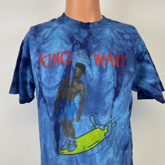 Kyle 2015 King Wavy Tour Tie Dye Double Sided T Shirt Super Duper Rap Hip Hop M - Picture 1 of 4